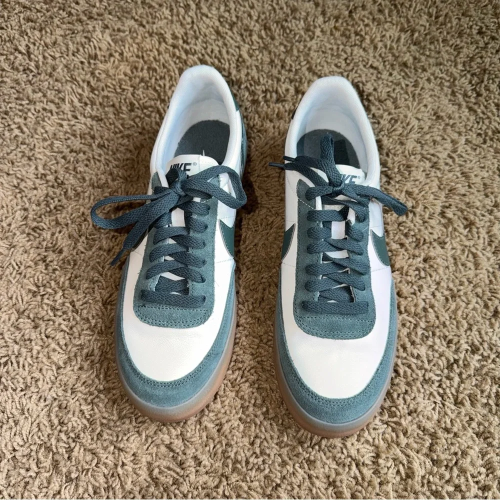 Women’s Nike Killshot 2 Sneakers Off White And Green Size 8.5 - Picture 2 of 7